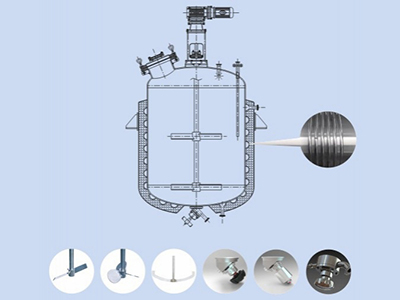 Mechanical stirrer tank