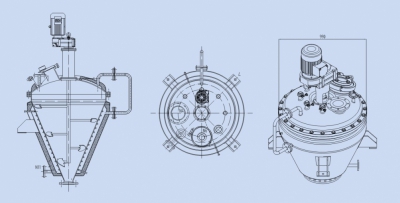 Conical Screw Vacuum Dryer
