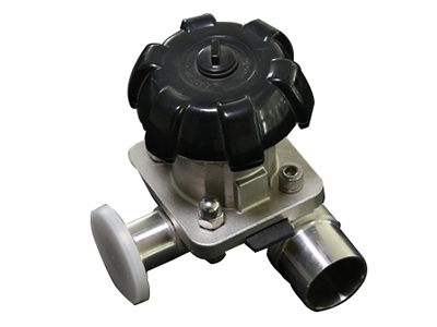 Manual T-shaped diaphragm valves